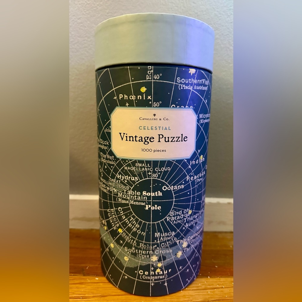 1000-piece Jigsaw Puzzle, Vintage Celestial Map